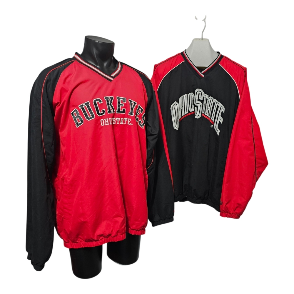 Ohio State Windbreaker Pullover Jacket XXL G-III BUNDLE of 2